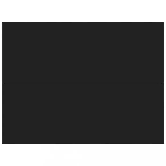 fekete szerelt fa éjjeliszekrény 40 x 30 x 30 cm