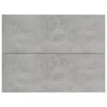 betonszürke szerelt fa éjjeliszekrény 40 x 30 x 30 cm