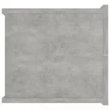 betonszürke szerelt fa éjjeliszekrény 40 x 30 x 30 cm