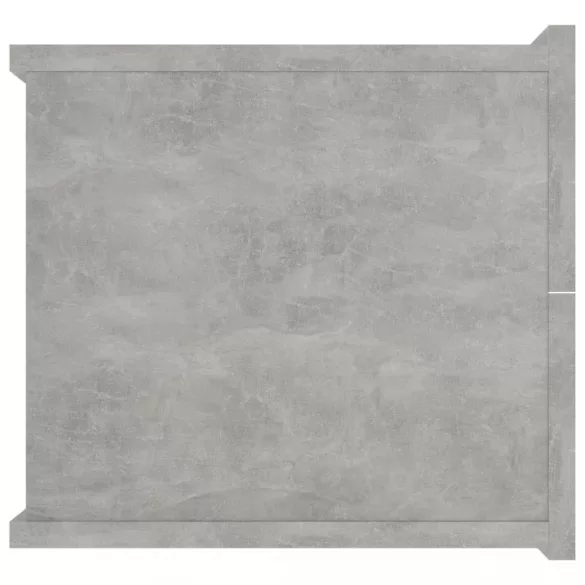 betonszürke szerelt fa éjjeliszekrény 40 x 30 x 30 cm
