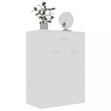 fehér szerelt fa cipősszekrény 60 x 35 x 84 cm