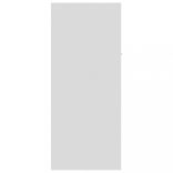 fehér szerelt fa cipősszekrény 60 x 35 x 84 cm