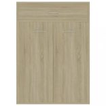 sonoma tölgy színű szerelt fa cipősszekrény 60 x 35 x 84 cm