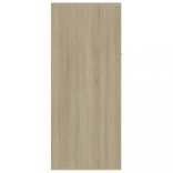 sonoma tölgy színű szerelt fa cipősszekrény 60 x 35 x 84 cm