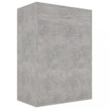 betonszürke szerelt fa cipősszekrény 60 x 35 x 84 cm