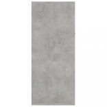 betonszürke szerelt fa cipősszekrény 60 x 35 x 84 cm