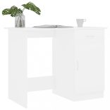 fehér szerelt fa íróasztal 100 x 50 x 76 cm