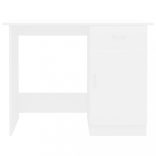 fehér szerelt fa íróasztal 100 x 50 x 76 cm