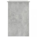 betonszürke szerelt fa íróasztal 100 x 50 x 76 cm