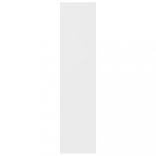 fehér szerelt fa könyvszekrény 50 x 25 x 106 cm