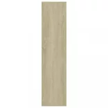 sonoma tölgy színű szerelt fa könyvszekrény 50x25x106 cm