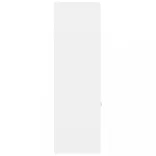 fehér szerelt fa könyvszekrény 98 x 30 x 98 cm