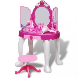   Gyerek álló fésülködőasztal 3 tükörrel, fényekkel és hangeffektusokkal