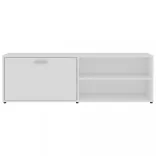 fehér szerelt fa TV-szekrény 120 x 34 x 37 cm