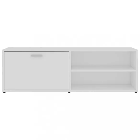 fehér szerelt fa TV-szekrény 120 x 34 x 37 cm