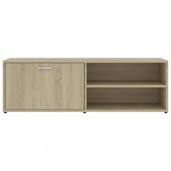 sonoma tölgy színű szerelt fa TV-szekrény 120 x 34 x 37 cm