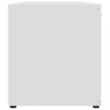 fehér szerelt fa TV-szekrény 120 x 34 x 37 cm