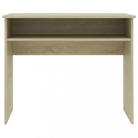 sonoma tölgy színű szerelt fa íróasztal 90 x 50 x 74 cm