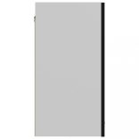 “Lyon” fekete szerelt fa függő szekrény 60 x 31 x 60 cm