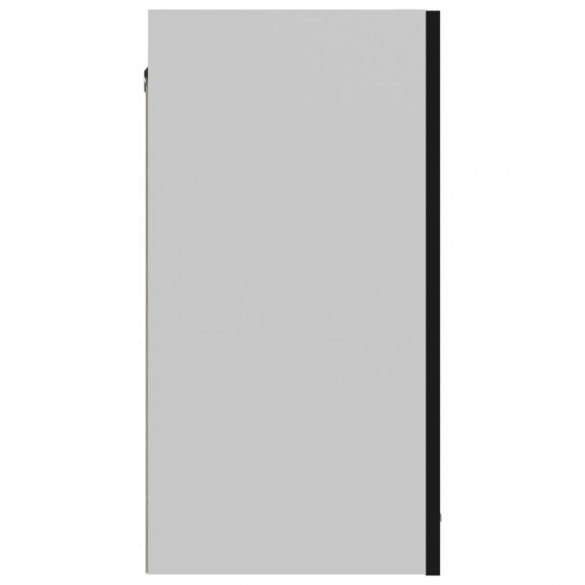 “Lyon” fekete szerelt fa függő szekrény 60 x 31 x 60 cm