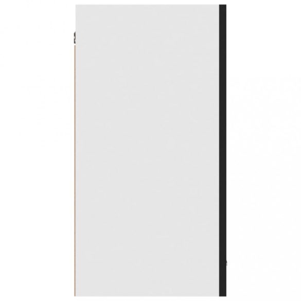 “Lyon” fekete szerelt fa függő szekrény 80 x 31 x 60 cm