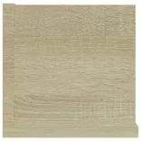 sonoma tölgy szerelt fa CD-tartó fali polc 100x18x18 cm