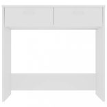 fehér szerelt fa íróasztal 80 x 40 x 75 cm