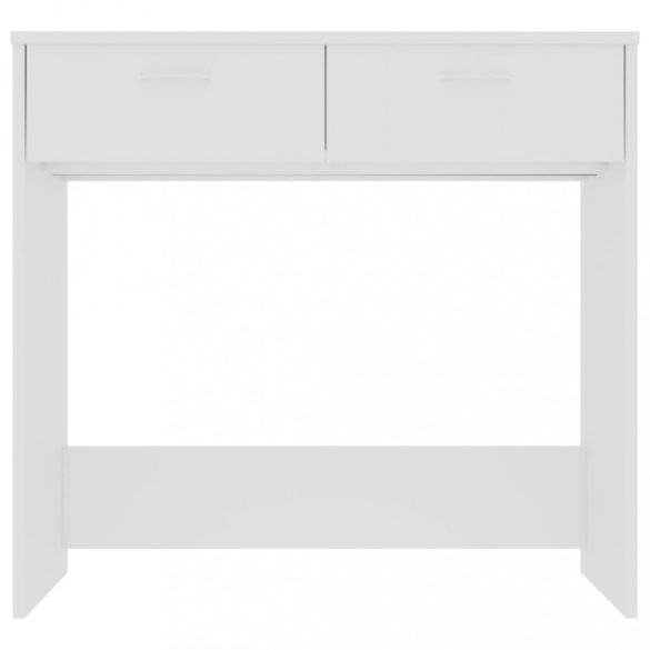 fehér szerelt fa íróasztal 80 x 40 x 75 cm