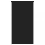 fekete szerelt fa íróasztal 80 x 40 x 75 cm