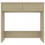 sonoma tölgy színű szerelt fa íróasztal 80 x 40 x 75 cm