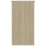 sonoma tölgy színű szerelt fa íróasztal 80 x 40 x 75 cm