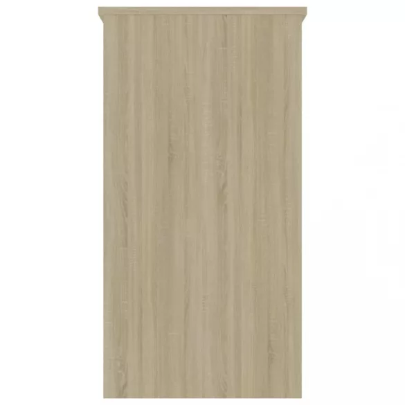 sonoma tölgy színű szerelt fa íróasztal 80 x 40 x 75 cm