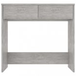 betonszürke szerelt fa íróasztal 80 x 40 x 75 cm