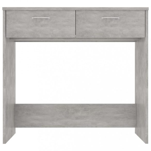 betonszürke szerelt fa íróasztal 80 x 40 x 75 cm