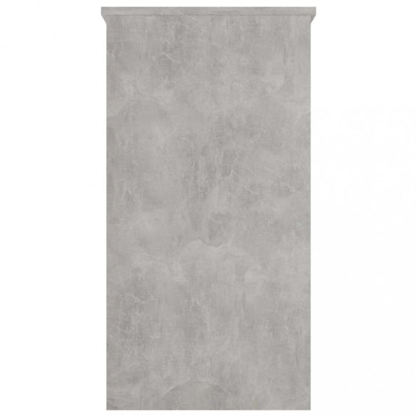 betonszürke szerelt fa íróasztal 80 x 40 x 75 cm