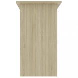 sonoma tölgy színű szerelt fa íróasztal 80 x 45 x 74 cm