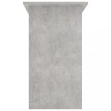 betonszürke szerelt fa íróasztal 80 x 45 x 74 cm
