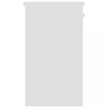 fehér szerelt fa íróasztal 90 x 45 x 76 cm