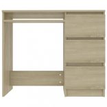 sonoma tölgy színű szerelt fa íróasztal 90 x 45 x 76 cm