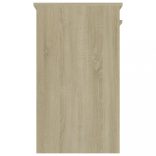 sonoma tölgy színű szerelt fa íróasztal 90 x 45 x 76 cm