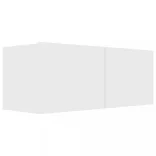 fehér szerelt fa TV-szekrény 80 x 30 x 30 cm