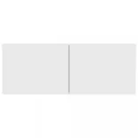 fehér szerelt fa TV-szekrény 80 x 30 x 30 cm