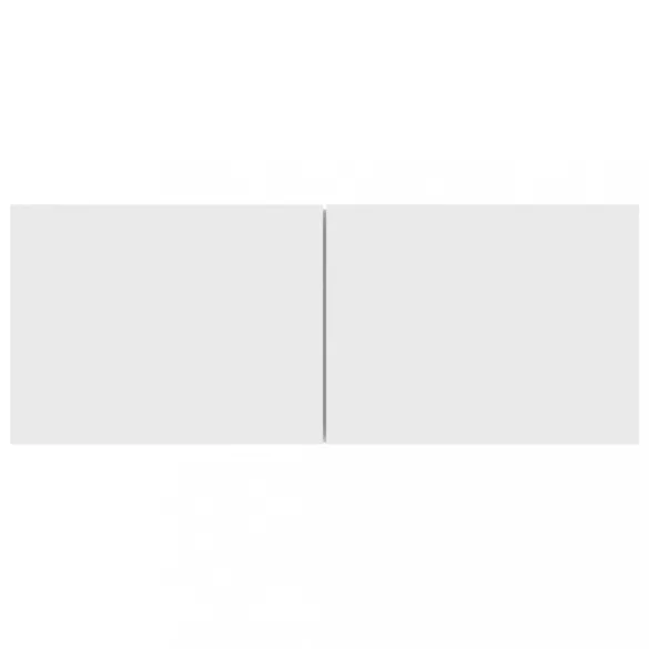 fehér szerelt fa TV-szekrény 80 x 30 x 30 cm