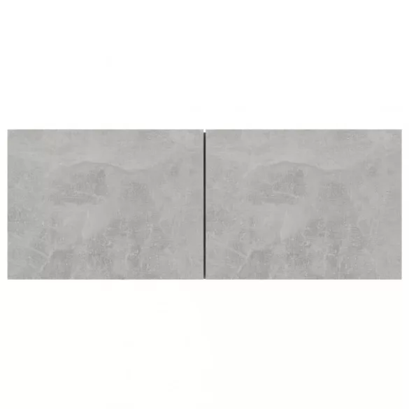 betonszürke szerelt fa TV-szekrény 80 x 30 x 30 cm