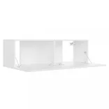 fehér szerelt fa TV-szekrény 100 x 30 x 30 cm