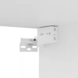 fehér szerelt fa TV-szekrény 100 x 30 x 30 cm