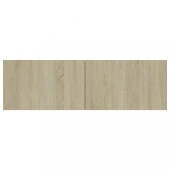 sonoma tölgy szerelt fa TV-szekrény 100 x 30 x 30 cm