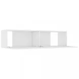 fehér szerelt fa TV-szekrény 120 x 30 x 30 cm