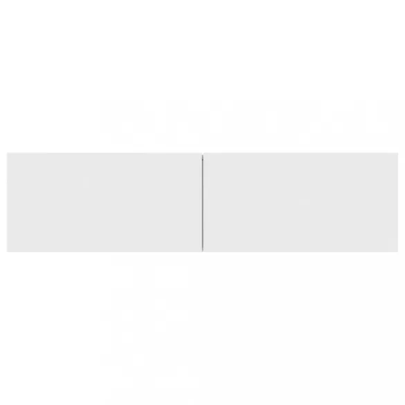 fehér szerelt fa TV-szekrény 120 x 30 x 30 cm