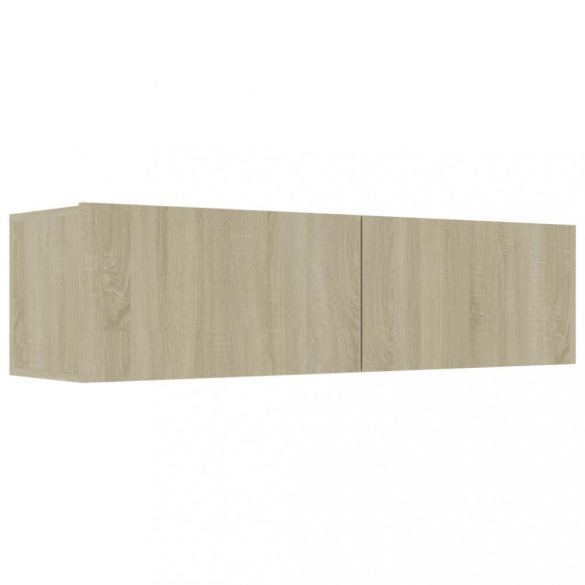 sonoma tölgy szerelt fa TV-szekrény 120 x 30 x 30 cm